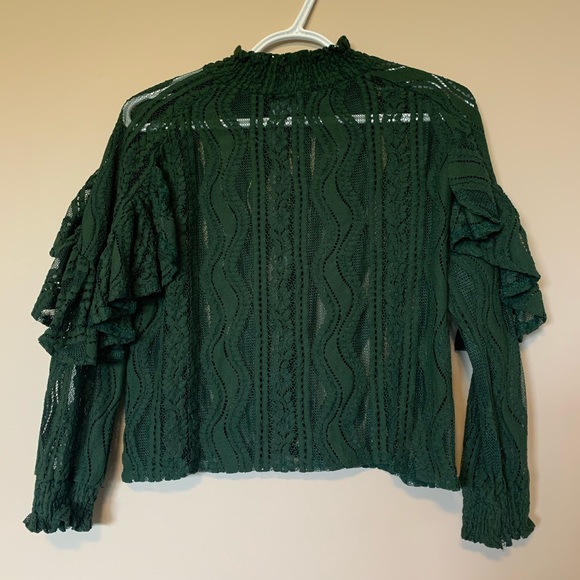 Farminista sheer crop blouse - Picture 2 of 3